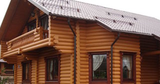 Строительство дома из оцилиндрованного бревна в Канске - от 133679 рублей