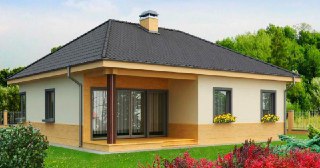 Строительство одноэтажных домов Канск цена от 23651 руб. м2